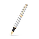 Sheaffer Gift 300 Rollerball Pen Bright Chrome with Gold Tone Trim